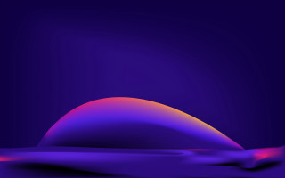 Purple orange abstract curves blue 2 - curve free wallpaper