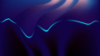 Blue pink wavy abstract solo - a wavy design free wallpaper