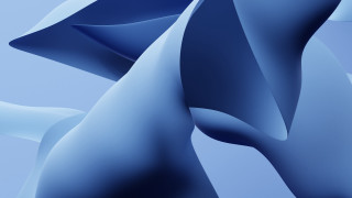 Blue abstract curved raytraced shiny - a blue abstract background free wallpaper for desktop