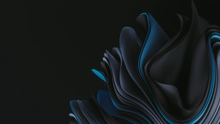 Black blue abstract curves ambient - curve free wallpaper