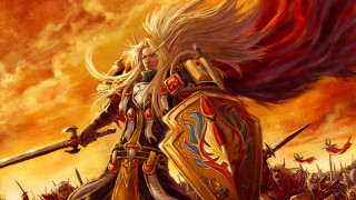 Woman armor sword hand warrior - epic fantasy free wallpaper for desktop