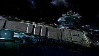 Space ship night star planet - a space ship free wallpaper