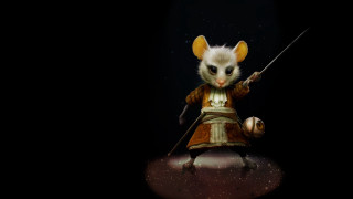 Mouse medieval sword shield aurora - a mouse free wallpaper