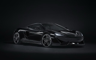 Black sports car spotlight hood - a spotlight free wallpaper