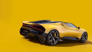 Yellow sports car gradient background - a yellow background behind free wallpaper