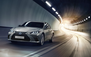 Silver car tunnel night lights - the dark night time free wallpaper