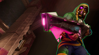 Man gun dark room pink - a pink light free wallpaper