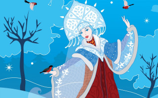 Woman blue red dress umbrella - dress holding free wallpaper