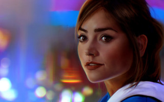 Eve ryder blue sailor portrait - photorealistic portrait free wallpaper