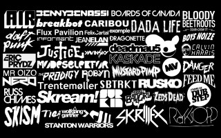 Black white poster words background 3 - white lettering free wallpaper