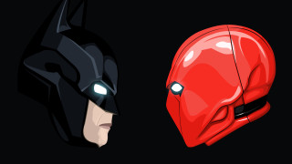 Red black helmets opposite directions - opposite direction free wallpaper