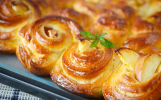 Pastry leaf autumn blurry food - a leaf free wallpaper