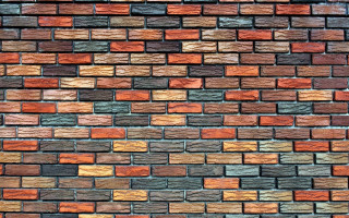 Brick wall colored bricks black - texture free wallpaper for desktop