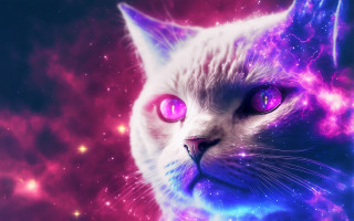 Pink eyes purple background stars - pink eye free wallpaper