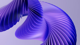 Purple sculpture gradient shiny abstract - c4d free wallpaper