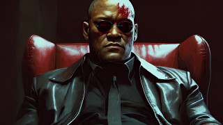 Man blooded neo figurative portrait - a leather jacket free wallpaper