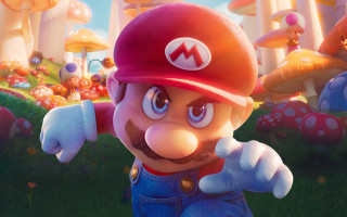 Mario mushroom 3d field building - a mushroom free wallpaper