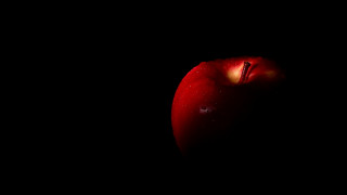 Red apple bite caravaggio space - a bite free wallpaper