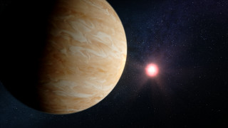 Planet redlight atmosphere star spaceart - a planet free wallpaper