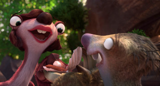 Cartoon dog toothbrush iceage forest - animated free wallpaper for desktop