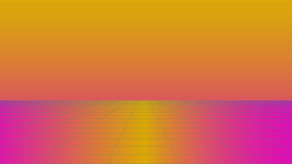 Yellow pink grid multiple girls - synthwave style free wallpaper