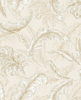 White beige wallpaper leaf pattern - earnst haeckel free wallpaper