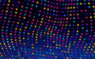 Colorful dots blue black generative - a colorful wall free wallpaper