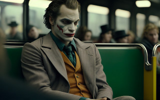 Joker man bus formal old - the seat free wallpaper