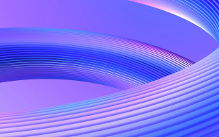 Colorful abstract curved blue pink - smooth gradient free wallpaper for desktop