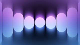 Purple blue ambient occlusion geometric - a purple wall free wallpaper for desktop