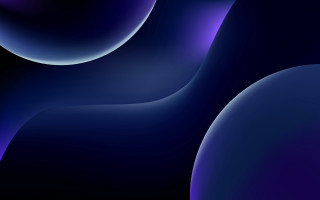 Blue curve black white circle - curve free wallpaper