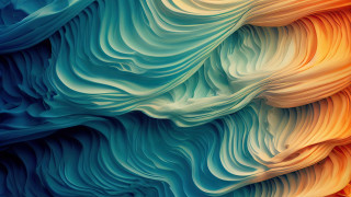 Colorful wavy lines fractals abstract - alberto seveso free wallpaper for desktop