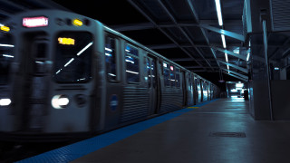 Subway train night futurism motion - a station free wallpaper