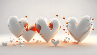 Broken hearts falling scattered love - anthony devas free wallpaper
