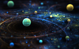 Space station planets stars spiral - image of a space station free wallpaper