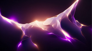 Purple light wave 3d volumetric - volumetric lightning free wallpaper