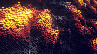 Traffic light blurry background autumn - octane renderer free wallpaper