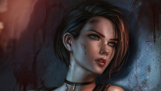 Woman blooded choker darkroom fantasy - cedric peyravernay free wallpaper