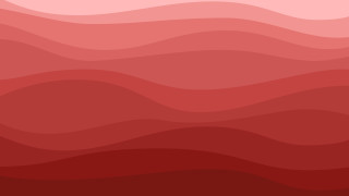 Red background wavy shapes abstract - smooth gradient free wallpaper for desktop