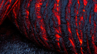 Lava rock red embers water - red light free wallpaper