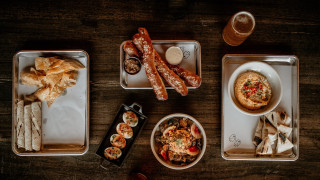 Food table snacks drinks ramen - bread free wallpaper