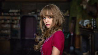 Woman blonde braid red shirt - rpg portrait free wallpaper