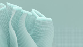 Blue abstract wavy gradient halftone - wavy line free wallpaper