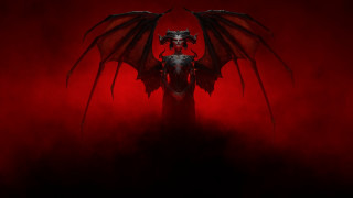 Demonic horns skull smoke fog - a demonic demon free wallpaper