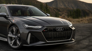 Grey car mountains sunset 3d - a grey car free wallpaper