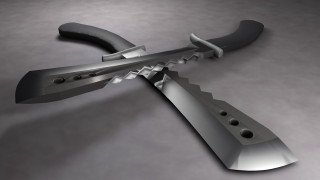 Knife sharp blade gray shadow - a knife free wallpaper