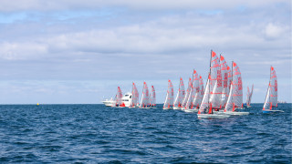 Sailboats ocean cloudy day vibrant - vibrant free wallpaper