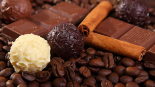 Chocolate bar coffee beans chocolate 2 - a chocolate bar free wallpaper