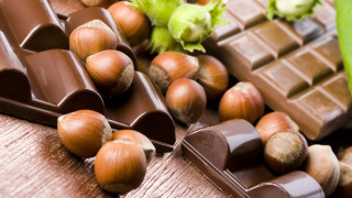 Chocolates nuts leaf decadent puzzle - chocolate free wallpaper