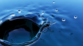 Blue water bubbles water droplets - constant permeke free wallpaper for desktop